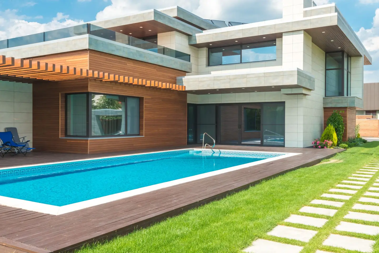 Swimming pool built in The Pocket, NSW